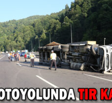 TEM OTOYOLUNDA TIR KAZASI