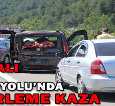 TEM OTOYOLU’NDA ZİNCİRLEME KAZA: 3 YARALI