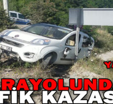 D-KARAYOLUNDA TRAFİK KAZASI: 3 YARALI