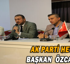 AK PARTİ HEYETİNDEN  BAŞKAN  ÖZCAN’A TEPKİ