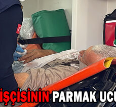 İNŞAAT İŞÇİSİNİN PARMAK UCU KOPTU