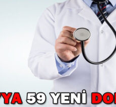 BOLU’YA 59 YENİ DOKTOR