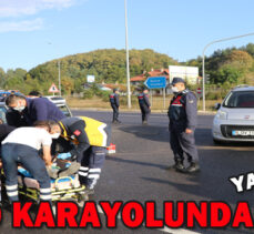 D-100 KARAYOLUNDA KAZA: 1 YARALI