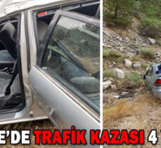 GEREDE’DE TRAFİK KAZASI: 4 YARALI