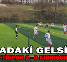 TAŞKESTİSPOR 2 – 0 KIBRISCIKSPOR