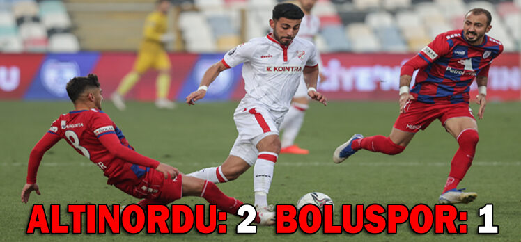 ALTINORDU: 2  BOLUSPOR: 1