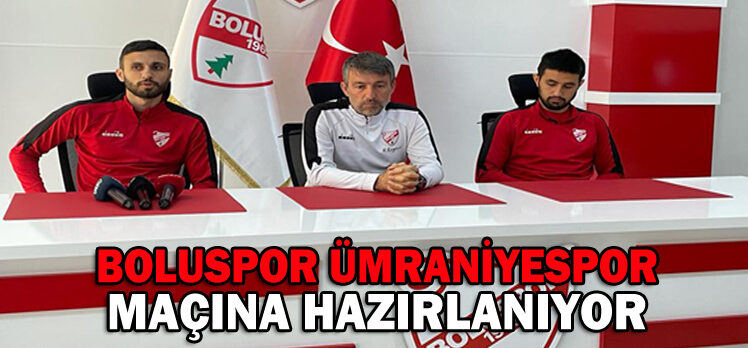 Boluspor Ümraniyespor maçına hazırlanıyor