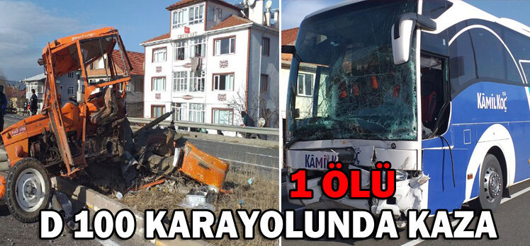 D 100 KARAYOLUNDA KAZA: 1 ÖLÜ