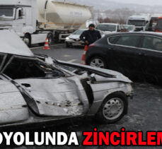 TEM OTOYOLUNDA ZİNCİRLEME KAZA