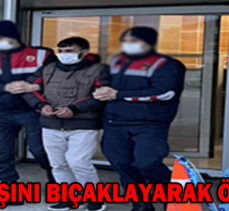 ARKADAŞINI BIÇAKLAYARAK ÖLDÜRDÜ