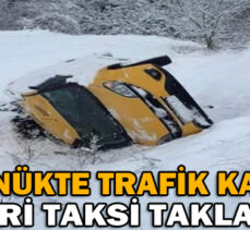 TİCARİ TAKSİ TAKLA ATTI