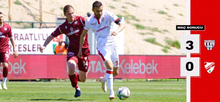 Bandırmaspor: 3 – Boluspor: 0