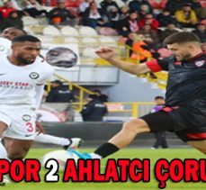 BOLUSPOR : 2 – AHLATCI ÇORUM FK : 0