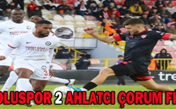 BOLUSPOR : 2 – AHLATCI ÇORUM FK : 0